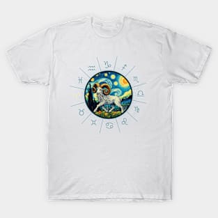 ZODIAC Aries - Astrological ARIRS - ARIRS - ZODIAC sign - Van Gogh style - 6 T-Shirt